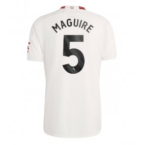 Manchester United Harry Maguire #5 Koszulka Trzecich 2023-24 Krótki Rękaw